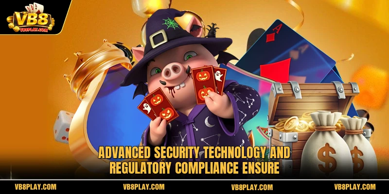 Advanced security technology and regulatory compliance ensure