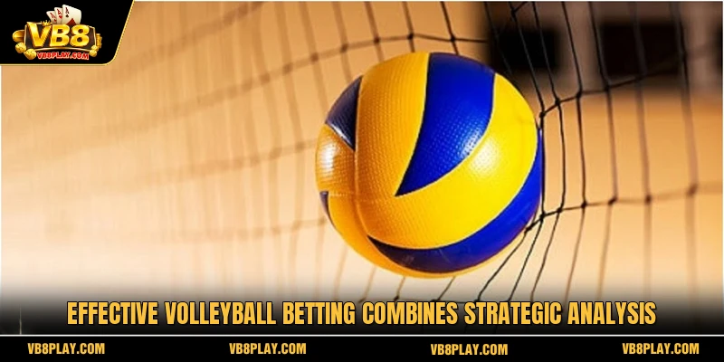 Effective volleyball betting combines strategic analysis