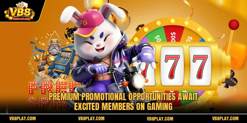 Premium promotional opportunities await excited members on gaming
