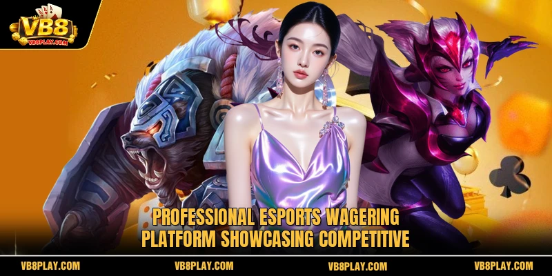 Professional esports wagering platform showcasing competitive