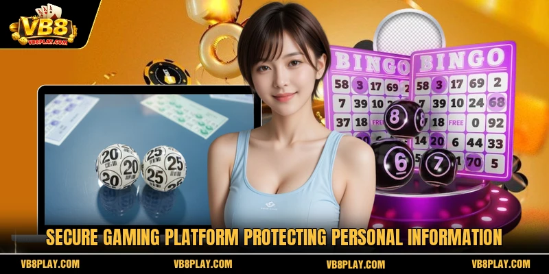 Secure gaming platform protecting personal information